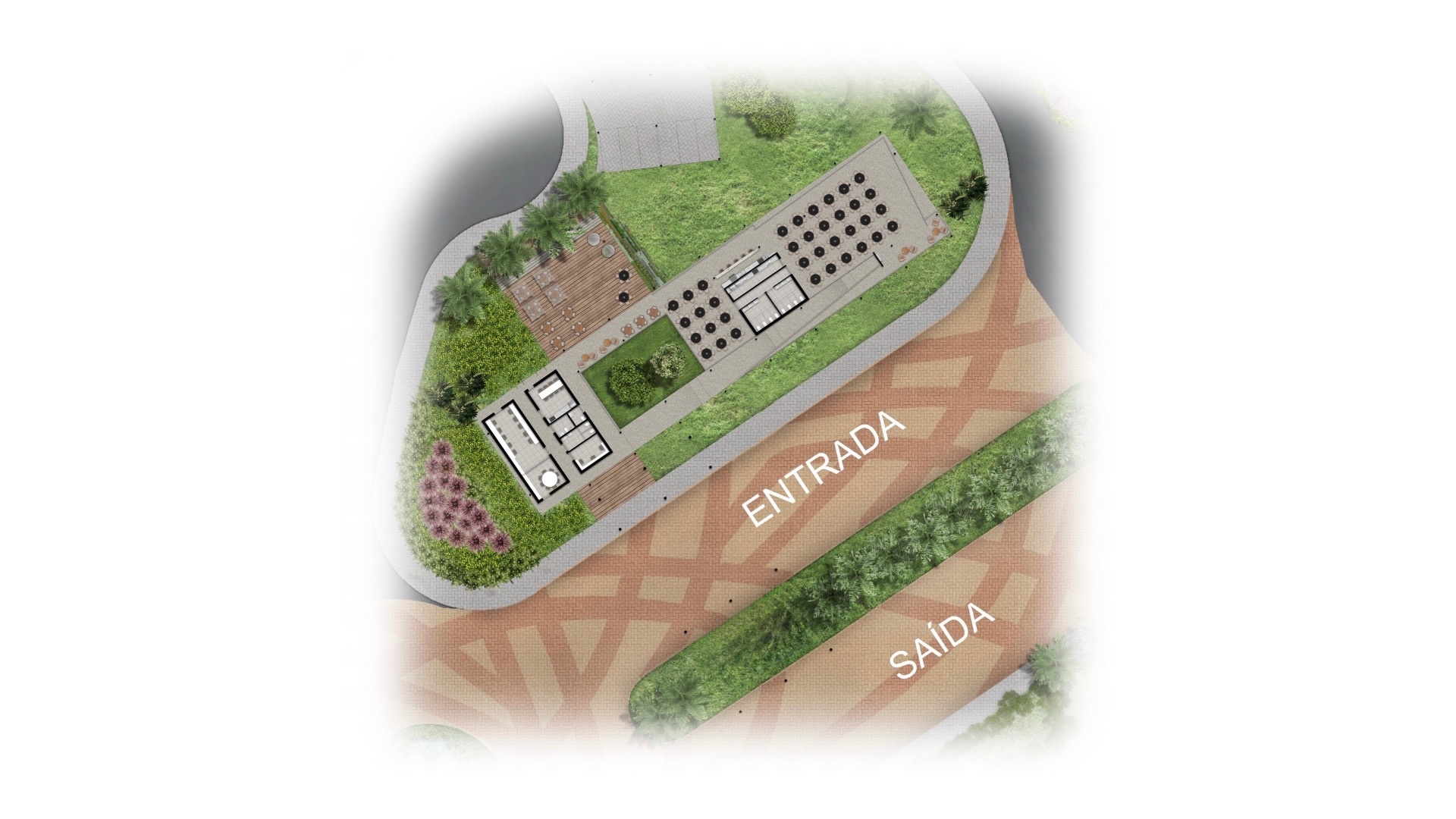 Galeria: Planta Perspectiva ilustrada planta portaria