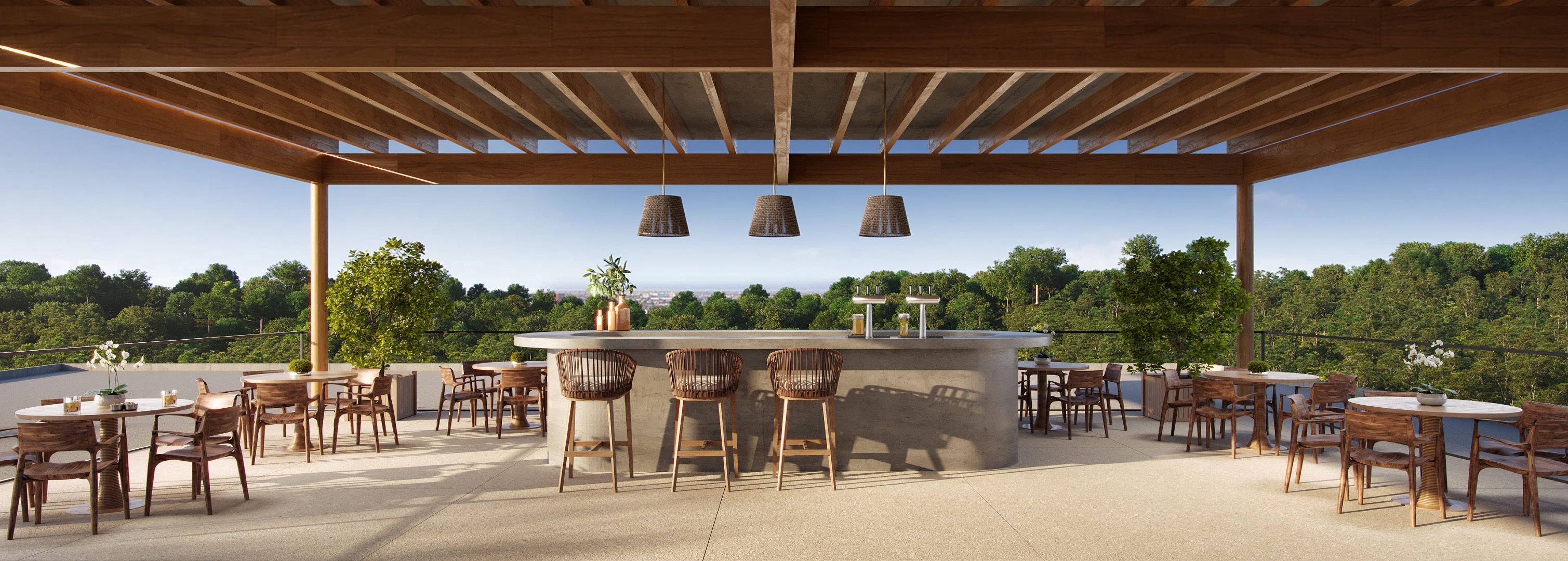 Galeria: Perspectiva ilustrada Rooftop